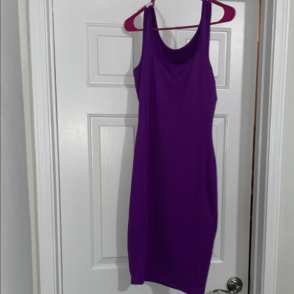 Purple Sleeveless Dress